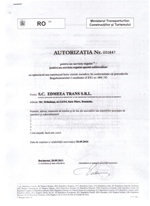 autorizatie serviciu regulat