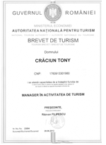brevet de turism
