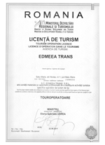 licenta de turism